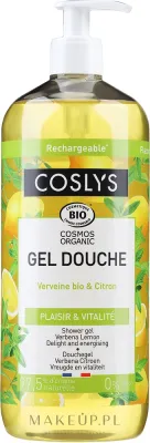 Деликатный гель для душа Лимон и вербена Coslys Verbena And Lemon Shower Gel, 1000 мл