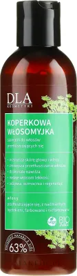 Шампунь DLA Koperkowa włosomyjka для жирных волос, с фенхелем и аиром, 200 г