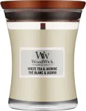 WoodWick WoodWick Hourglass Candle White Tea & Jasmine - Ароматическая свеча в стекле Hourglass White Tea & Jasmine — фото 1