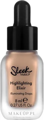 Хайлайтер для лица Sleek MakeUP Highlighting Elixir Illuminating Drop жидкий, для сияния кожи, 8 мл