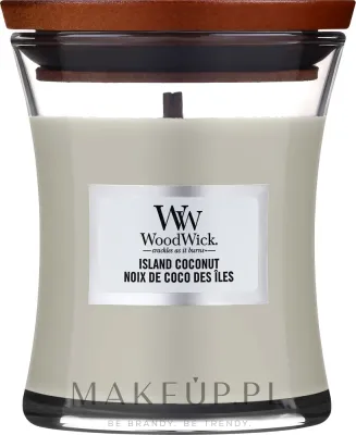 WoodWick WoodWick Hourglass Candle Island Coconut - Ароматическая свеча в стекле Hourglass Island Coconut, 275–