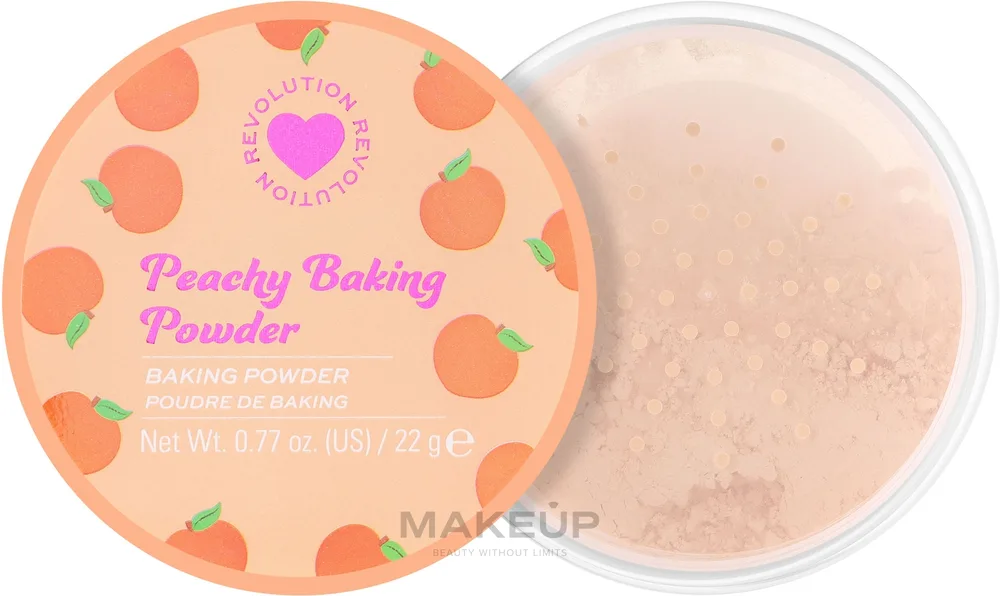 Рассыпчатая персиковая пудра для бейкинга I Heart Revolution Loose Baking Powder Peach, 22 г