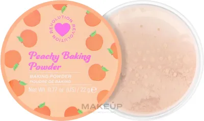 Рассыпчатая персиковая пудра для бейкинга I Heart Revolution Loose Baking Powder Peach, 22 г