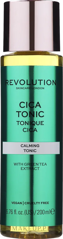 Успокаивающий тоник Revolution Skincare с центеллой азиатской и зелёным чаем, 200 мл