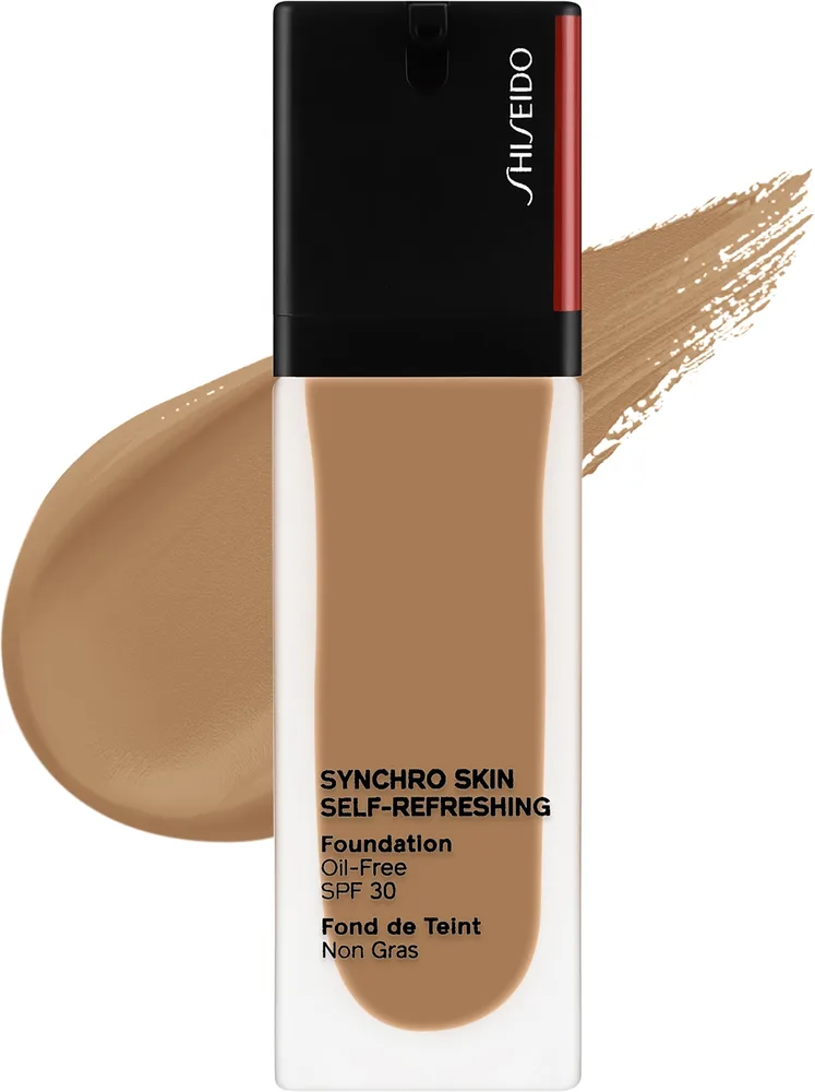 Тональная основа Shiseido Synchro Skin Self-Refreshing увлажняющая SPF 30, 30 мл, оттенок 420 - Bronze