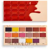 Палетка теней для век I Heart Revolution Chocolate Palette Cinnamon 18 оттенков — фото 1