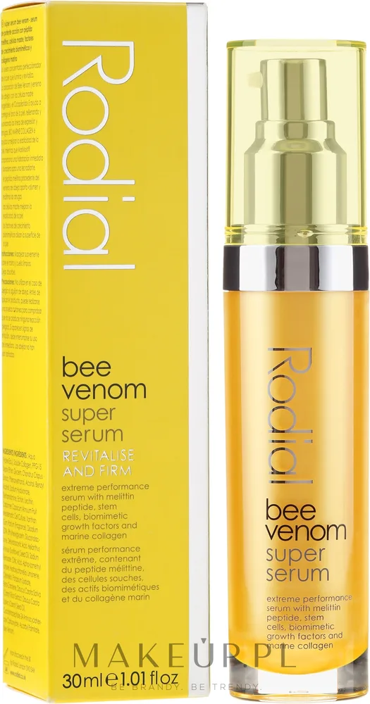 Сыворотка для лица Rodial Bee Venom Super Serum с пчелиным ядом коллагеном и гиалуроновой кислотой 30 мл