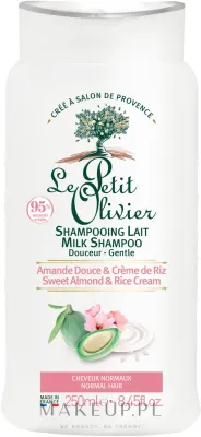 Шампунь Le Petit Olivier Sweet Almond & Rice Cream молочный для нормальных волос, 250 мл