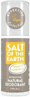 Натуральный дезодорант-спрей Salt of the Earth Amber & Sandalwood