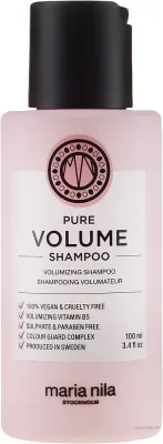 Шампунь Maria Nila Pure Volume укрепляющий для объёма волос, с витамином В5