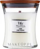 WoodWick WoodWick Hourglass Candle Linen - Ароматическая свеча в стекле Hourglass Linen — фото 1