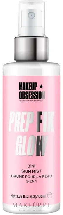 Мгла для фиксации макияжа Makeup Obsession Prep Fix Glow 3 in 1