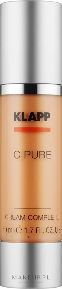 Крем для лица Klapp C Pure Cream Complete с витамином C ревитализирующий 50 мл