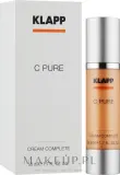 Крем для лица Klapp C Pure Cream Complete с витамином C ревитализирующий 50 мл — фото 2