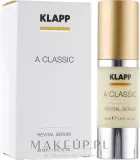 Сыворотка для лица Klapp A Classic Revital регенерирующая с витамином A гиалуроновой кислотой и пантенолом 30 мл — фото 2