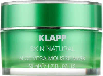 Маска для лица с алоэ вера Klapp Skin Natural Aloe Vera Mousse Mask, 50 мл