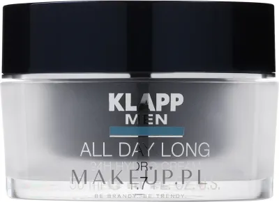Крем для лица Klapp Men All Day Long 24h увлажняющий для мужчин 50 мл