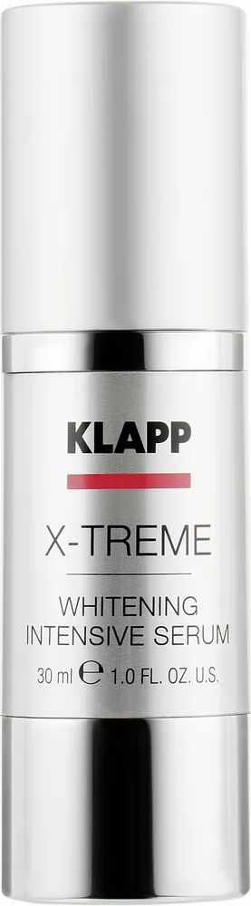 Сыворотка для лица Klapp X-treme Whitening Intensive гелевая осветляющая с арбутином и экстрактом настурции 30 мл