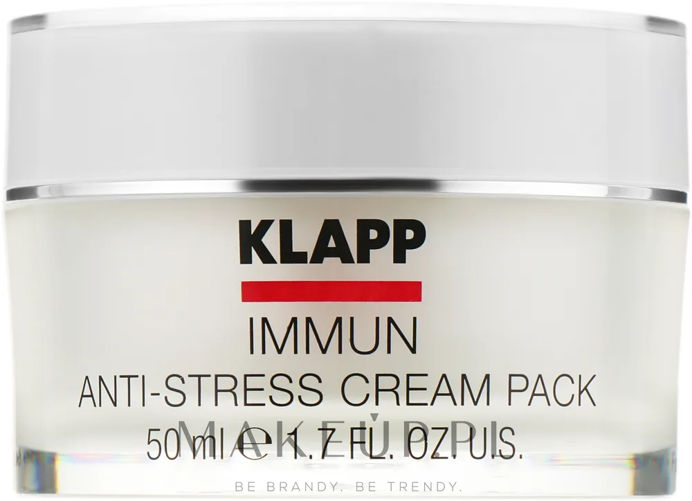 Маска для лица Klapp Immun Anti-Stress кремовая антистресс 50 мл