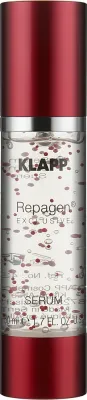 Сыворотка для лица Klapp Repagen Exclusive эксклюзивная с комплексом Ten's Up пептидом Matrixyl synthe'6 и платиной 50 мл