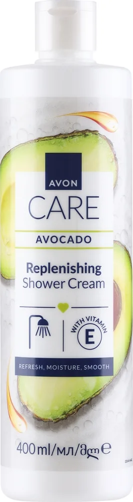 Увлажняющий гель для ванны и душа с маслом авокадо Avon Care Replenishing Moisture With Avocado Body Wash, 400 мл