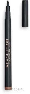 Карандаш для бровей Makeup Revolution Micro Brow Pen в формате ручки, с трёхточечным наконечником, 1 мл
