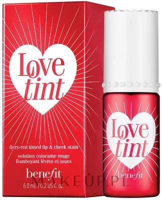 Тинт для губ и щёк Benefit Lovetint Lip & Cheek Stain