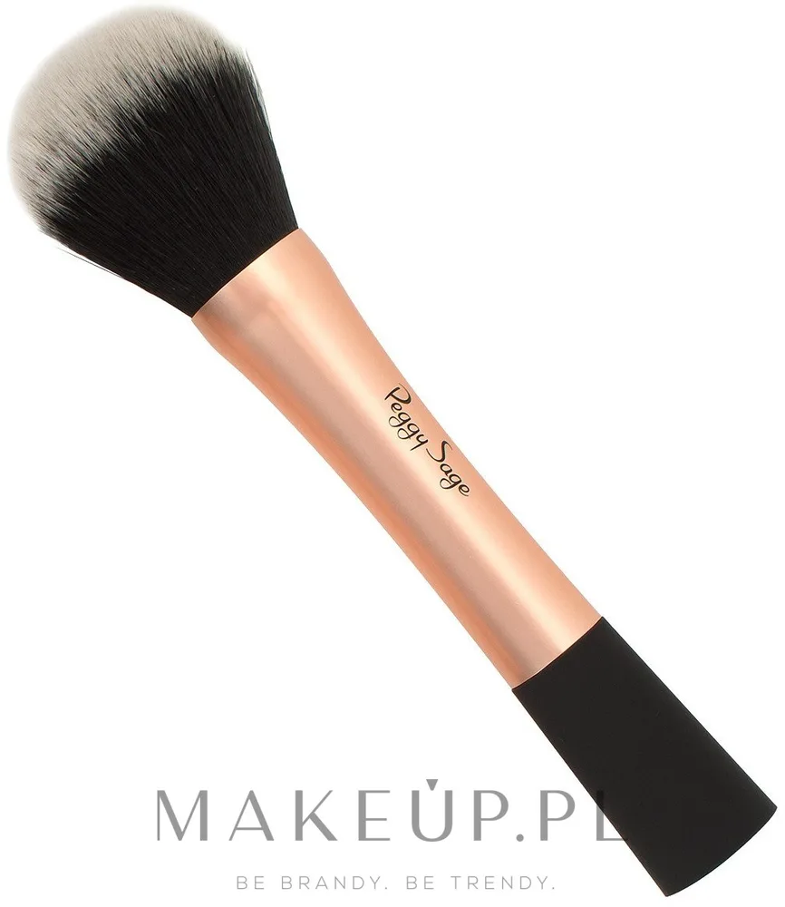 Большая кисть для пудры Peggy Sage Powder Brush L из нейлонового ворса скруглённая