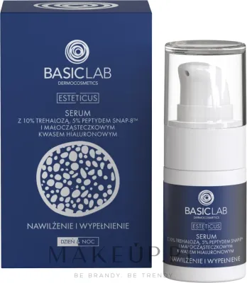 BasicLab Dermocosmetics BasicLab Dermocosmetics Esteticus - Сыворотка для лица BasicLab Esteticus активная с 10% трегалозы 5% пептида SNAP-8 гиалуроновой кислотой и коэнзимом Q10