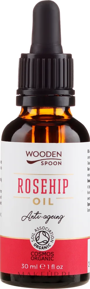 Масло шиповника Wooden Spoon Rosehip Oil для лица органическое 30 мл