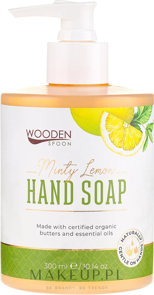 Жидкое мыло для рук Wooden Spoon Minty Lemon мята и лимон, 300 мл