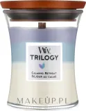 WoodWick Woodwick Hourglass Trilogy Candle Calming Retreat - Ароматическая свеча ВудВик Hourglass Trilogy Calming Retreat, 275 г — фото 2