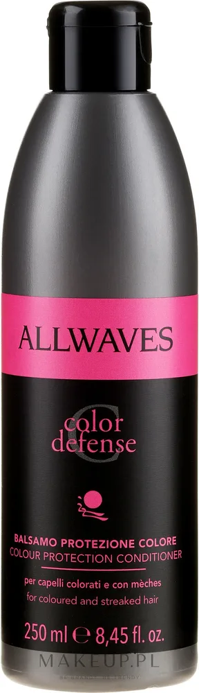 Кондиционер для окрашенных волос Allwaves Color Defense Colour Protection Conditioner, 1000 мл