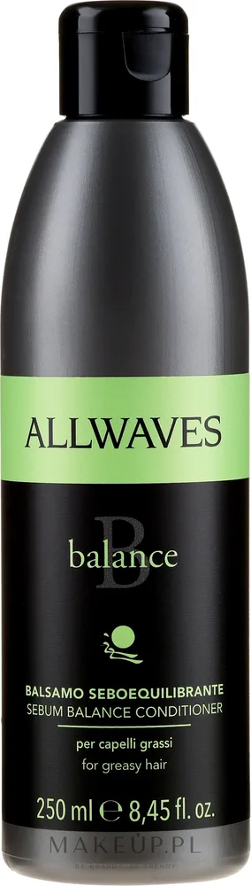 Кондиционер для жирных волос Allwaves Balance Sebum Balancing Conditioner, 1000 мл