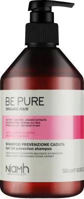 Шампунь против выпадения волос Niamh Hairconcept Be Pure с куркумой и фенхелем 500 мл