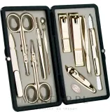 Маникюрный набор Three Seven Manicure Set Penal из нержавеющей стали в футляре — фото 1