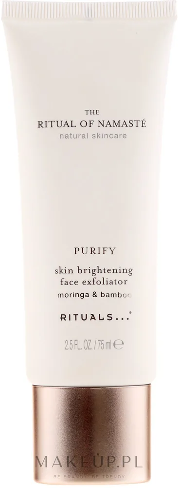 Очищающий осветляющий пилинг для лица Rituals The Ritual Of Namaste Моринга и бамбук, 75 мл