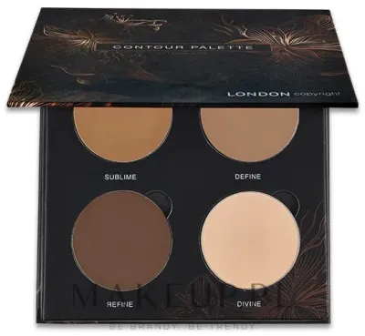 Магнитная палетка для контуринга London Copyright Magnetic Face Powder Contour Palette