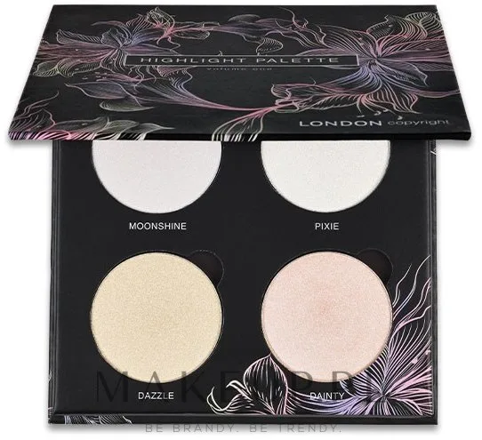 Магнитная палетка хайлайтеров London Copyright Magnetic Face Powder Highlight Palette
