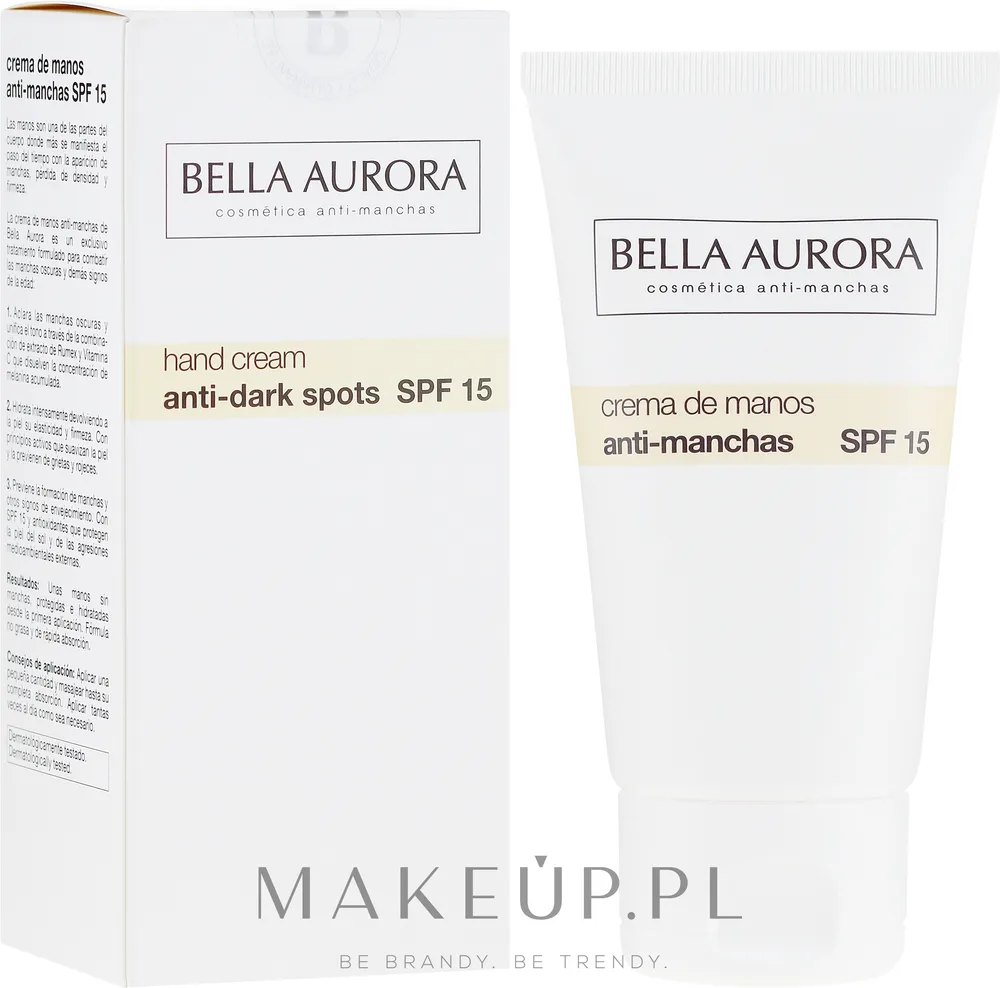 Крем для рук Bella Aurora M7 Anti-Dark Spots SPF15 против пигментации с витамином C 75 мл