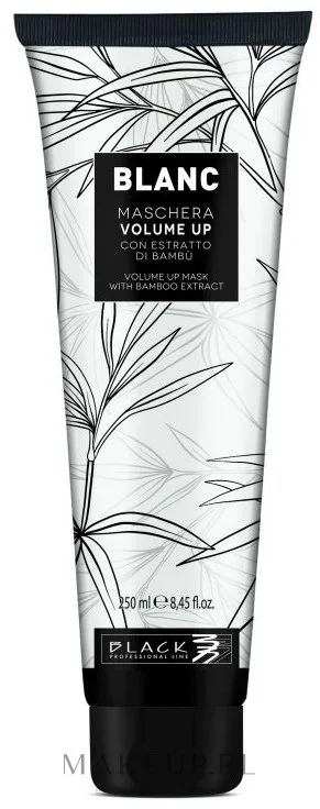 Black Professional Line Black Professional Line Blanc Volume Up Mask - Маска для волос Black Professional Blanc Volume Up для объёма, для тонких волос, экстракт бамбука, пышность и блеск, 1000 мл
