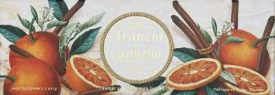 Набор мыла Saponificio Artigianale Fiorentino Orange & Cinnamon апельсин и корица, 3 x 100 г