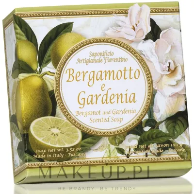 Мыло кусковое Saponificio Artigianale Fiorentino Capri Bergamot & Gardenia бергамот и гардения, 100 г