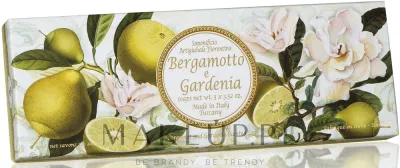 Набор мыла Saponificio Artigianale Fiorentino Bergamot & Gardenia бергамот и гардения, 3 x 100 г