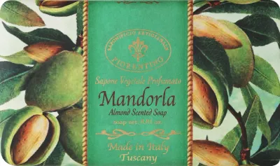 Мыло кусковое Saponificio Artigianale Fiorentino Almond миндаль, 250 г