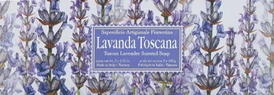 Мыло кусковое Saponificio Artigianale Fiorentino Tuscan Lavender тосканская лаванда, 3 x 100 г
