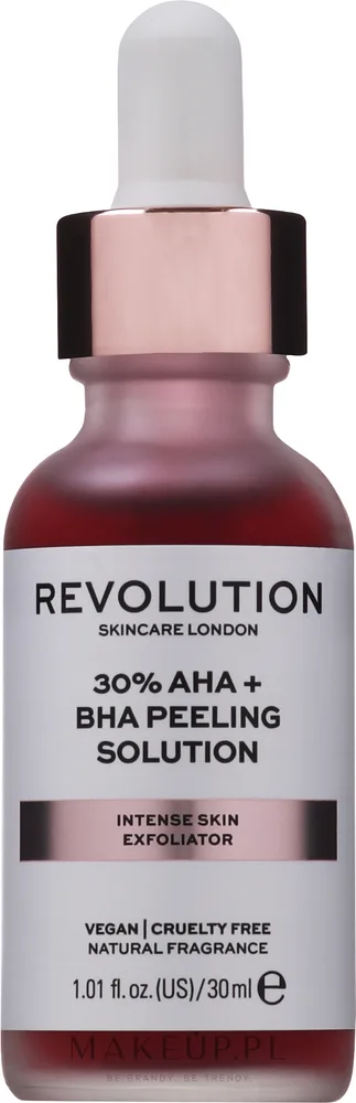 Интенсивный химический пилинг для жирной кожи Revolution Skincare 30% AHA+BHA Peeling Solution, 30 мл