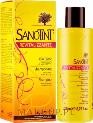 Ревитализирующий шампунь SanoTint Revitalizing с кератином, шёлком и биотином 200 мл