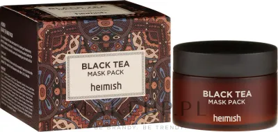 Успокаивающая маска для лица с чёрным чаем Heimish Black Tea Mask Pack, 110 мл
