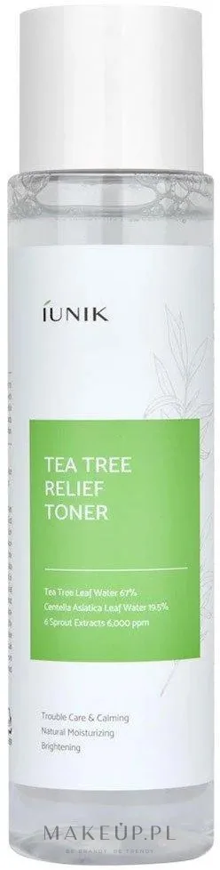Успокаивающий тоник IUNIK Tea Tree Relief с чайным деревом и центеллой азиатской, 200 мл